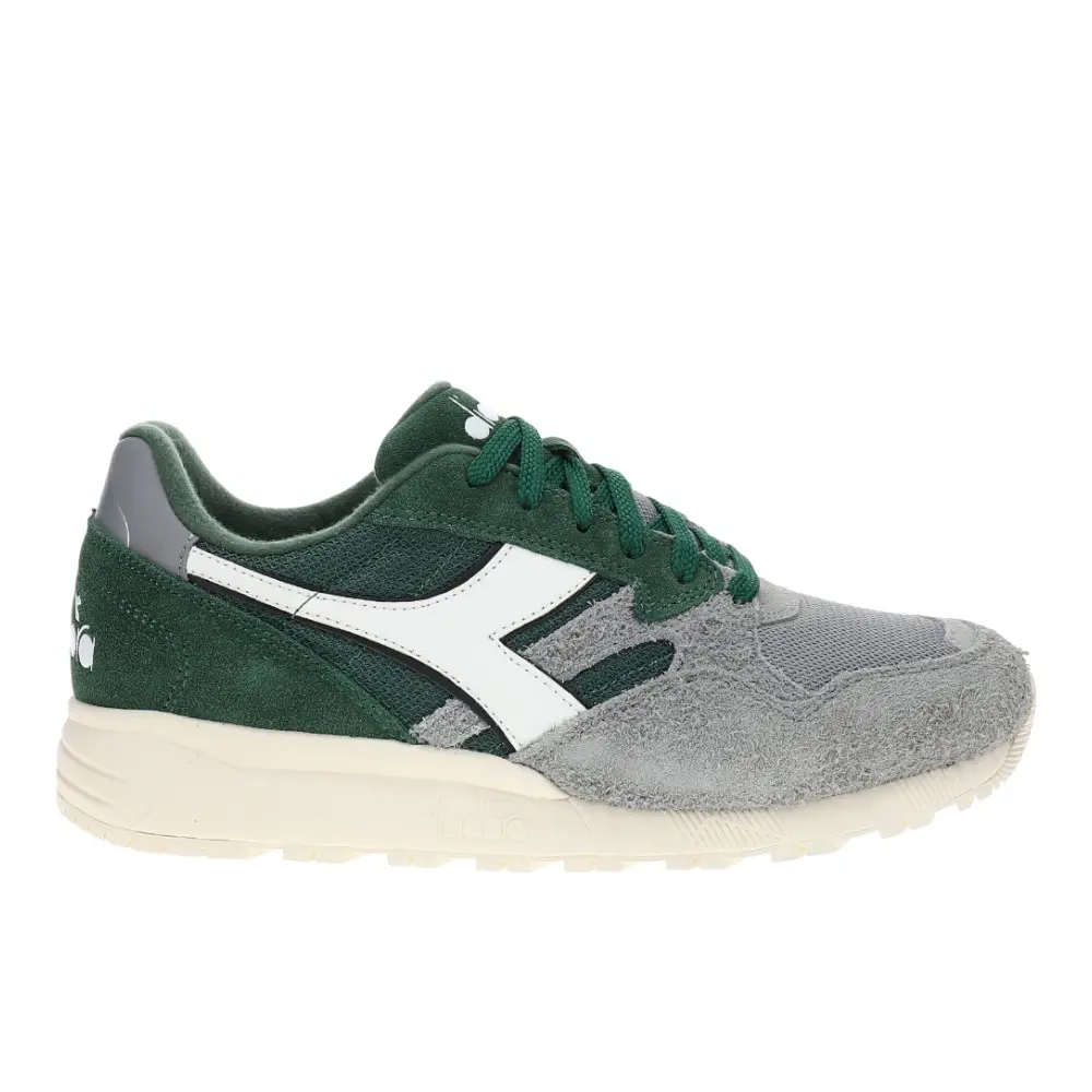 diadora Mens N902 Hairy Suede Lace Up Sneakers Shoes Casual - Black, White