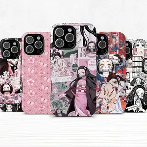 Anime Nezuko Demon Tough Shell Phone Case Compatible with iPhone 11, 12, 13, 14, 15, 16, 17 & Samsung S22 S23 S24 S25 – check our available sizes