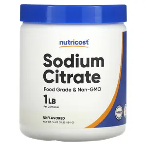 Nutricost Sodium Citrate, Unflavored, 16 oz  (454 g)