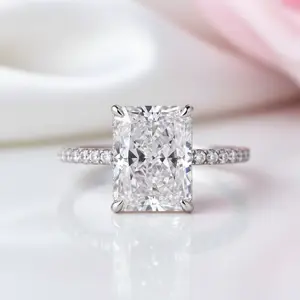 Classic Radiant Cut Diamond Option Engagement Ring