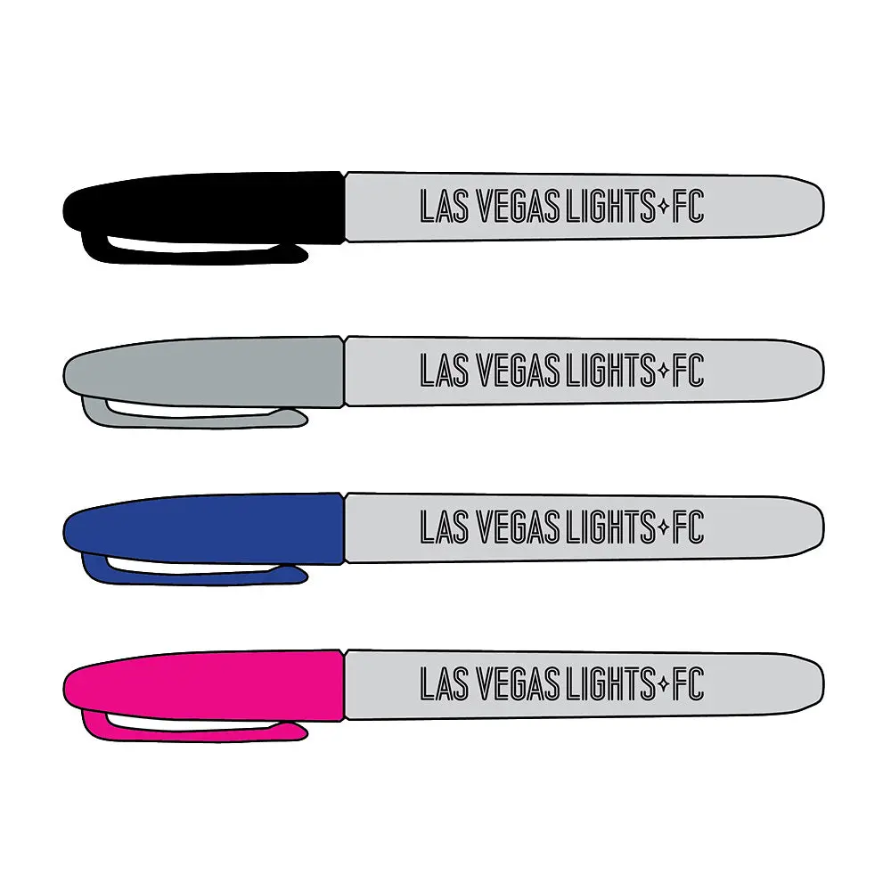 Las Vegas Lights FC BWM Global Sharpie Fine Tip Permanent Marker