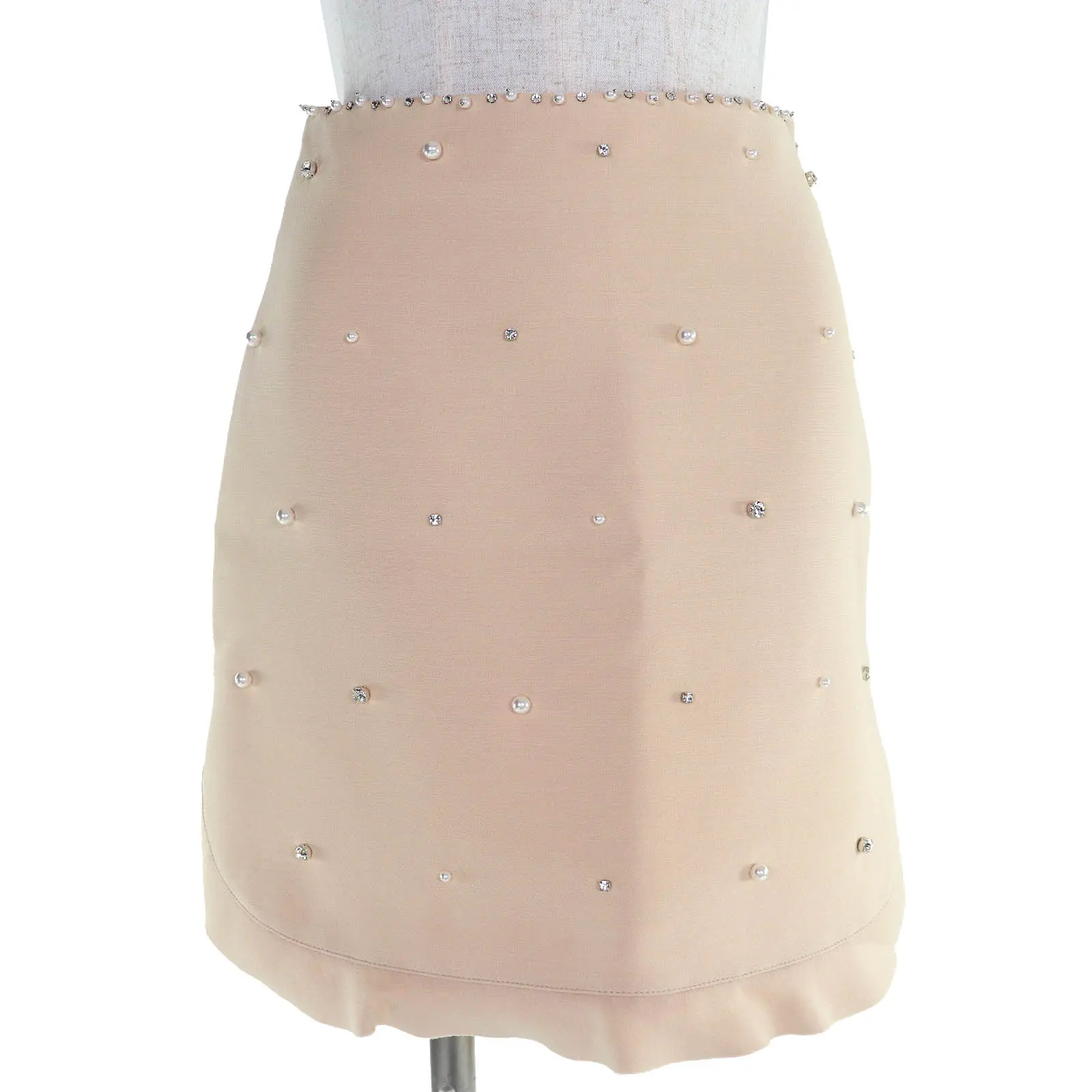 Pre-owned miu miu Others Small Leather Goods MIUMIU Mini Skirt Wool Skirt