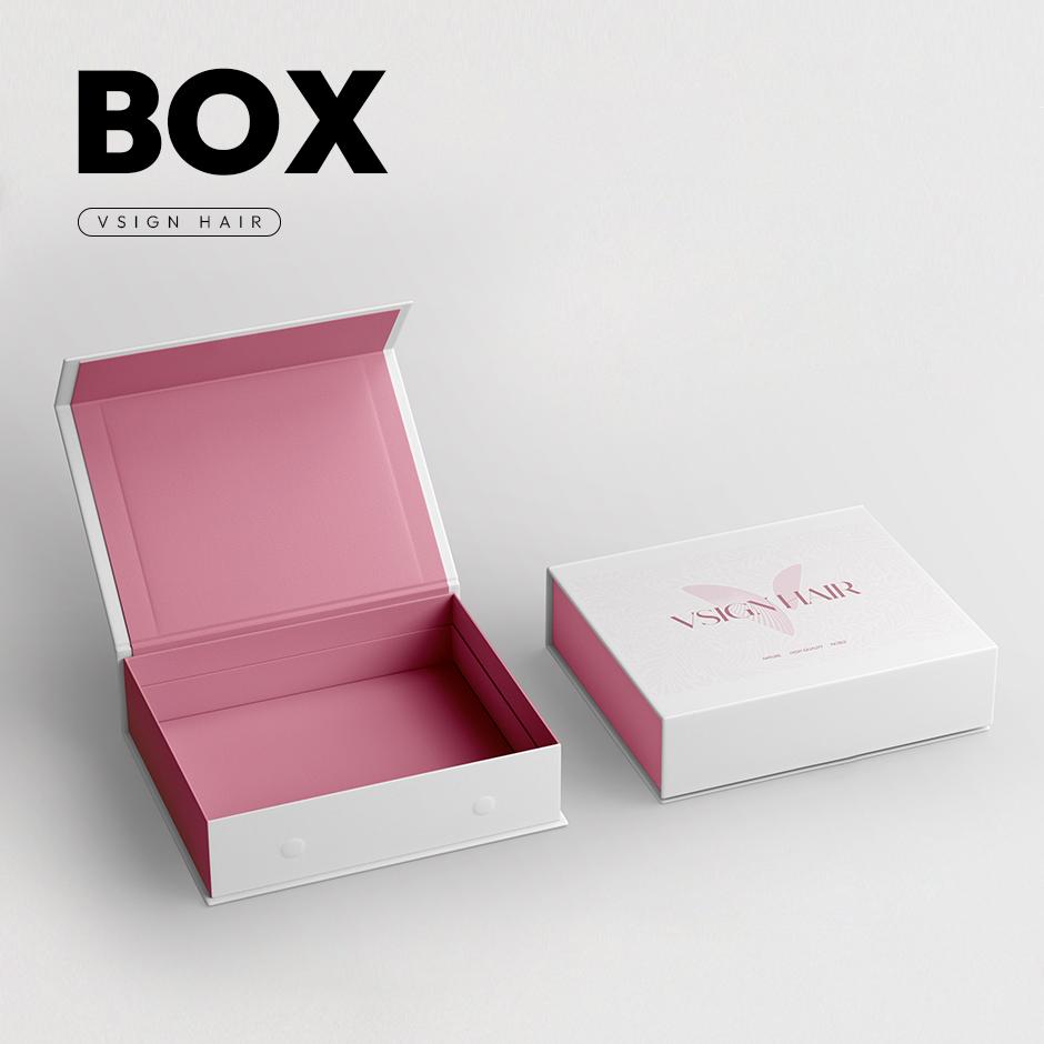 VSIGN Luxurious Box Packaging Suitable for Storing Wig and DIY Item Storage