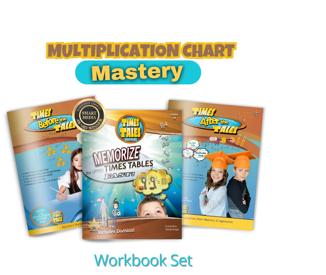 1-12 Multiplication Chart Mastery- Workbook Set - Grades 3-5