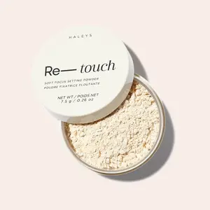 HALEYS Beauty Re—touch Soft Focus Setting Powder - Blurring Setting Powder for Oily Skin with Vitamin E Infusion for Poreless Finish & Smooth Texture