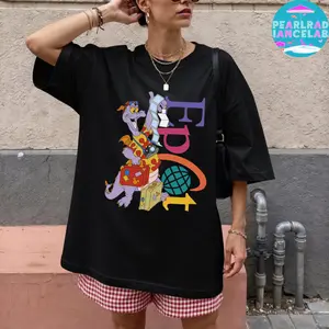 Cute Figment Dragon Comfort Colors T-shirt, Epcot Center Snack Drinking Around The World Shirt, Family Birthday Gift, Unisex T-shirt