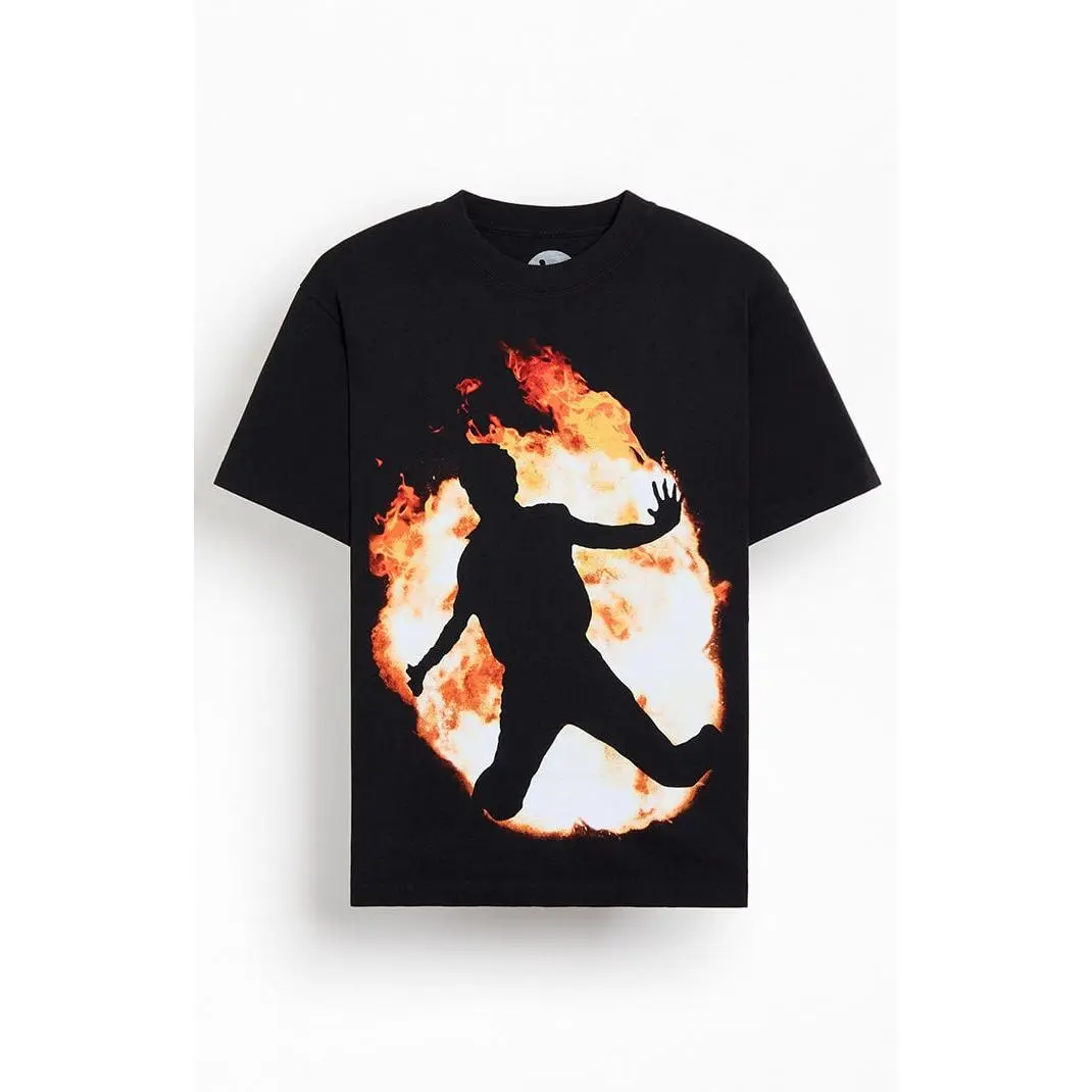 PacSun Men's Metro Boomin Fire T-Shirt - Multicolor