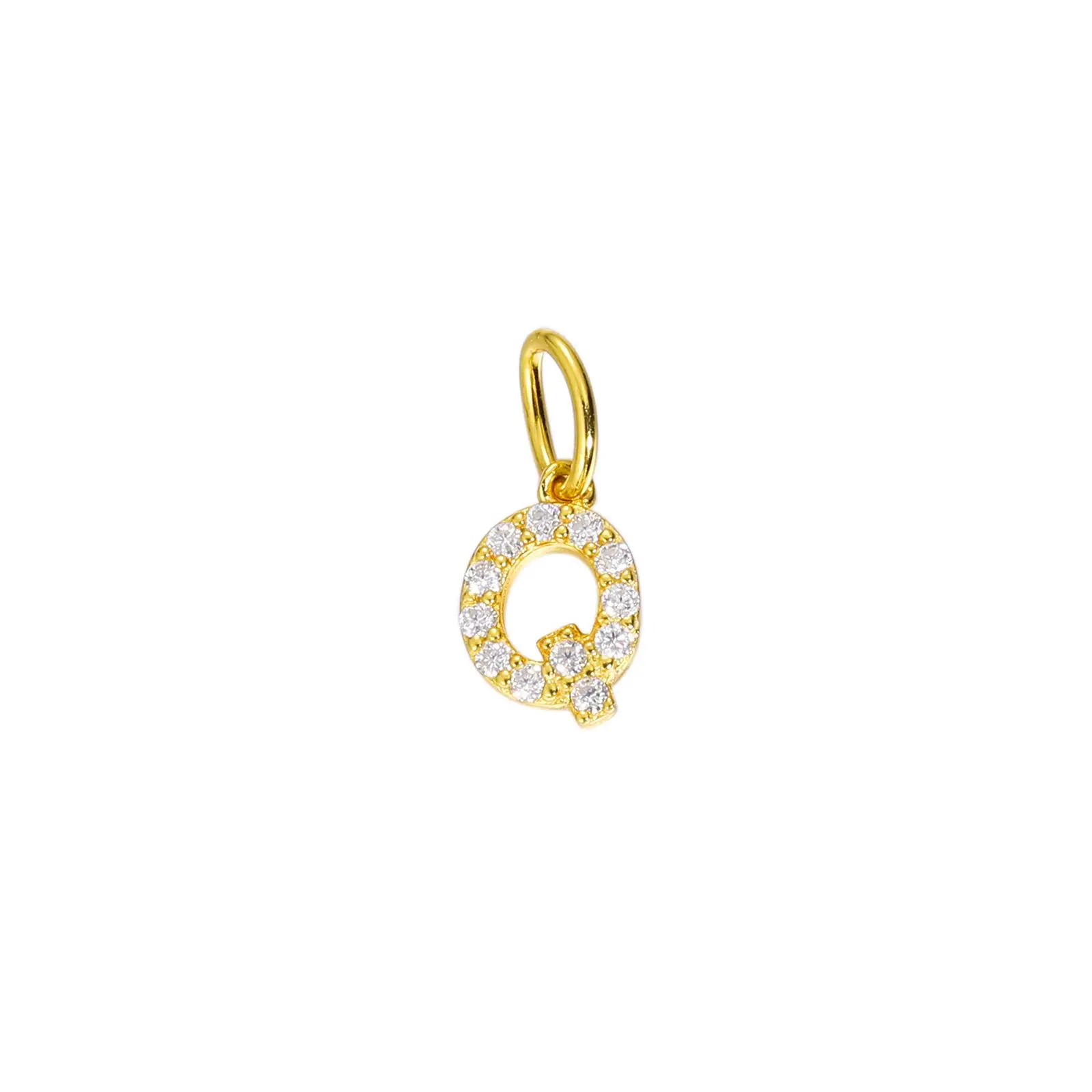 Women's Gold-Plated VVS HTHP Synthetic Moissanite-Inlaid Halo Alphabet Necklace with 26 Pendants, Daily Multiple-Uses Light Luxury Hip-Hop Jewelry for Adults (Choking Hazard: Small Parts) – Matching Earrings Included