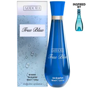 Sandora Fragrances Women's Eau de Parfum - Lemon, Lotus, Jasmine, Vanilla – Fresh, Floral, Fruity, Aquatic – Long-Lasting Perfume For Women 100 ml (3.4 fl oz)