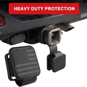2 Inch Rubber Devil Eye Hitch Receiver Cover Plug Cap – Universal Fit Trailer Tow Tube Protector for Trucks SUVs Offroad Exterior Upgrade Durable Weatherproof Rust Dust Protection Car Accessory Gift