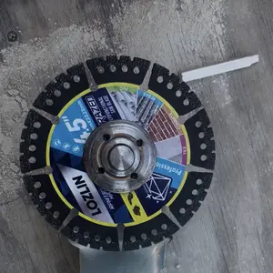 LOZLIN 4.5" 1PCS/3PCS Multi-Material Cutting Blades - Dry Cut Metal,  Tile, Stone & Plastic - Angle Grinder Saw Blades for Cast Iron & Marble (115mm) Tool Accessories