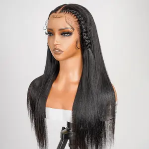 [Ready To Go] Straight Pre Styled 13x4 Lace Frontal Wig Beginner Friendly Human Hair Wig