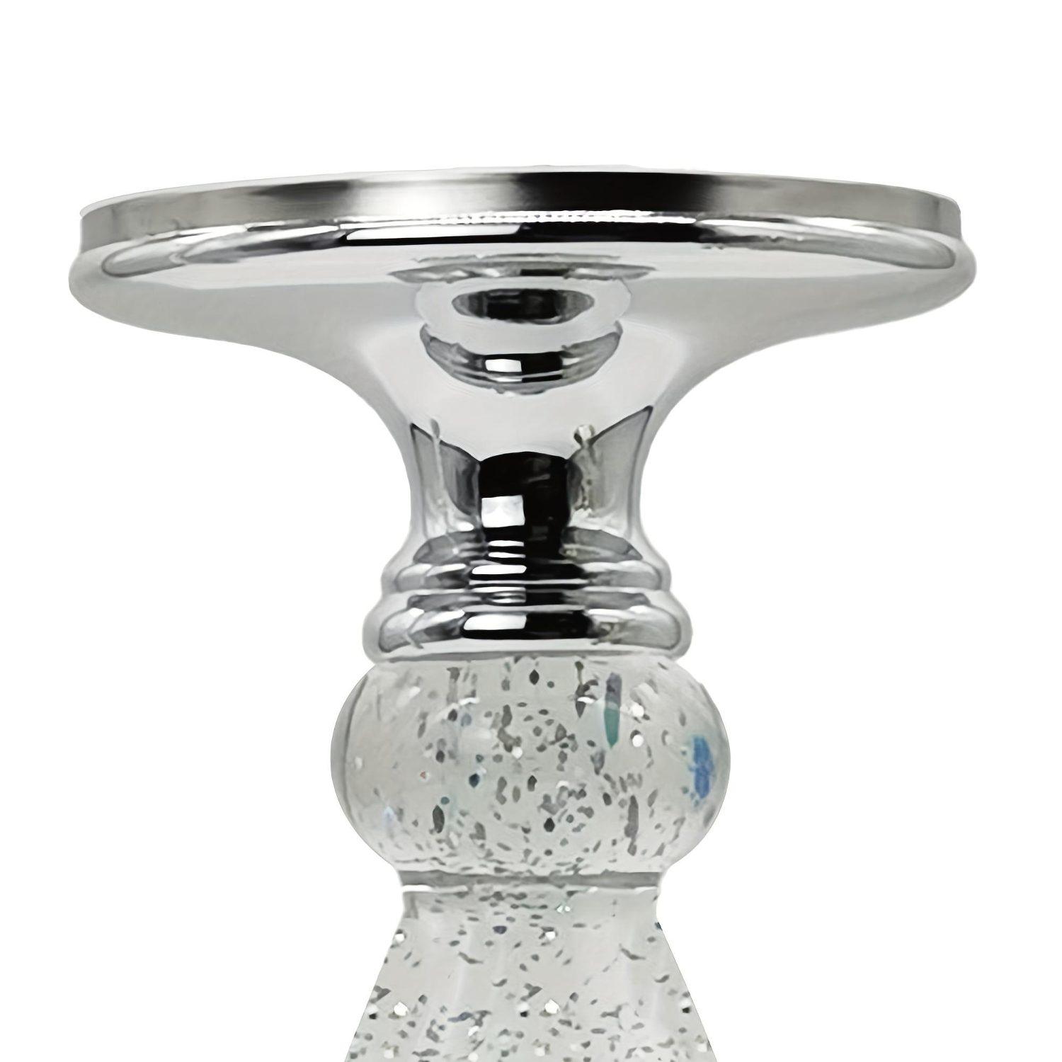 Elegant LED Swirling Candle Holder with On/Off Switch – Polished Acrylic Base, Fits 3-Wick Candles, Perfect for Home Décor & Holiday Gifts