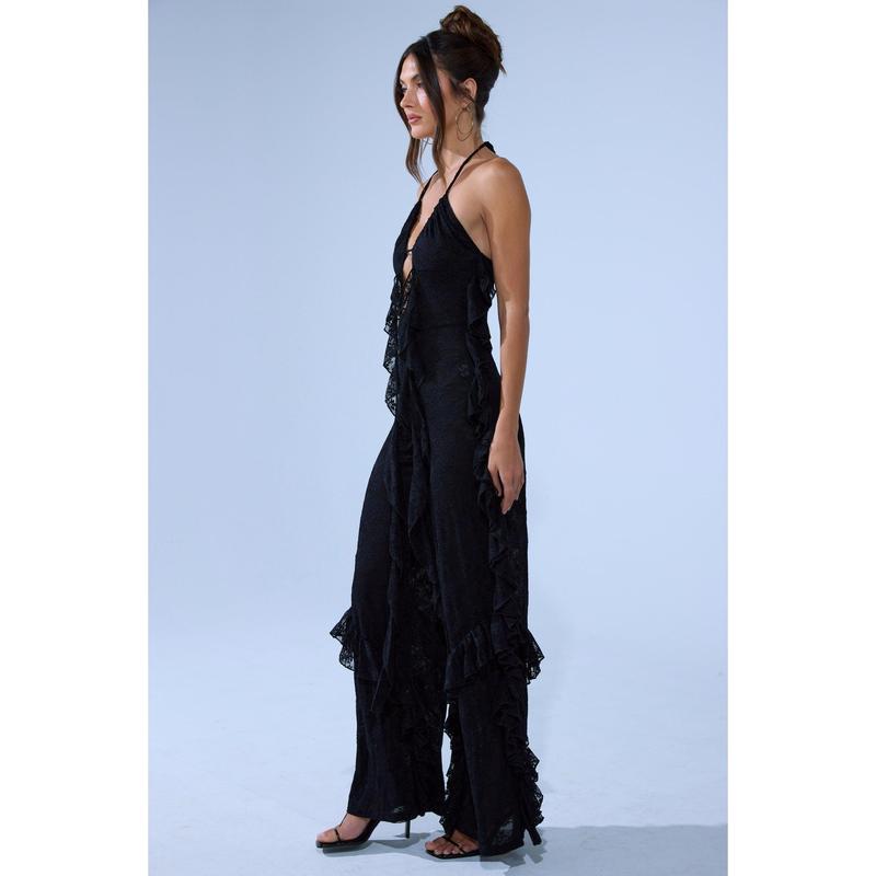FREE AS A BIRD RUFFLED JUMPSUIT