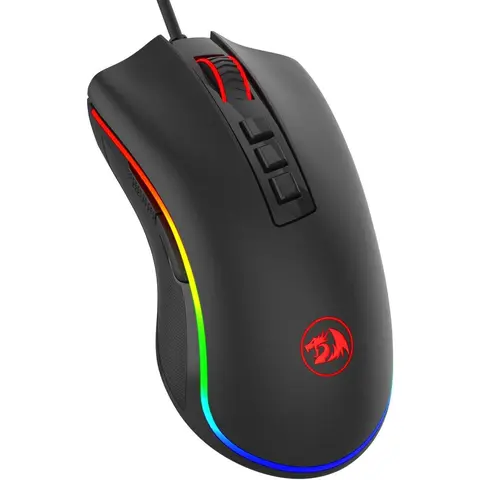 Redragon M711 Cobra Gaming Mouse with 16.8 Million RGB Color Backlit, 10,000 DPI Adjustable, Comfortable Grip, 7 Programmable Buttons