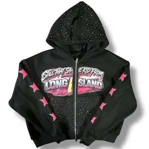 Long Island Croptop Hoodies