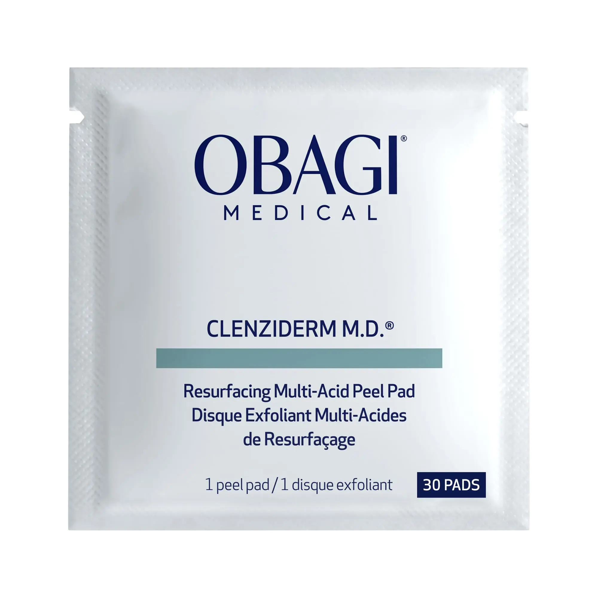 OBAGI CLENZIDERM M.D. Resurfacing Multi-Acid Peel Pads – 30 Sachets