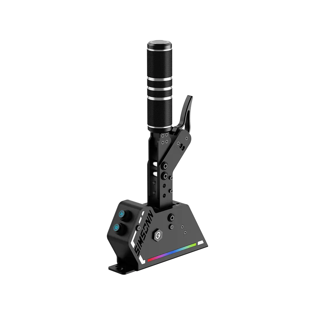 Newest Simsonn SQ Pro Racing Simulator Sequential Shifter, Adjustable Alloy Console Accessory with Durable Grip