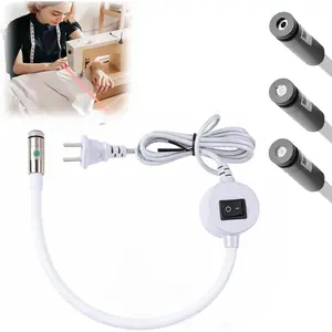 Positioning Quilting Light for Sewing Machine, Sewing Light Guide for Straight Stitching, Crosshairs and Dot Illumination Heads, Hands-Free Sewing & Quilting Aid Tool