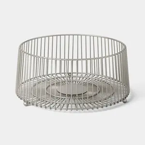 Value Wire Silver Fruit Basket Silver