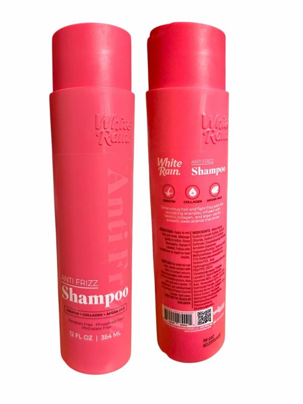 3-pc volumizing/frizz white rain shampoo,conditioner, and leave-in Set for Haircare