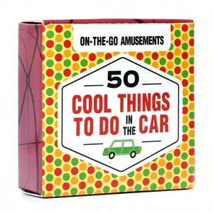 50Cards Mini Size Cool Things To Do In The Car Card Board Game Couple Party  Game Family Fun Game Card Games For Adults, Teens & Kids Board Games