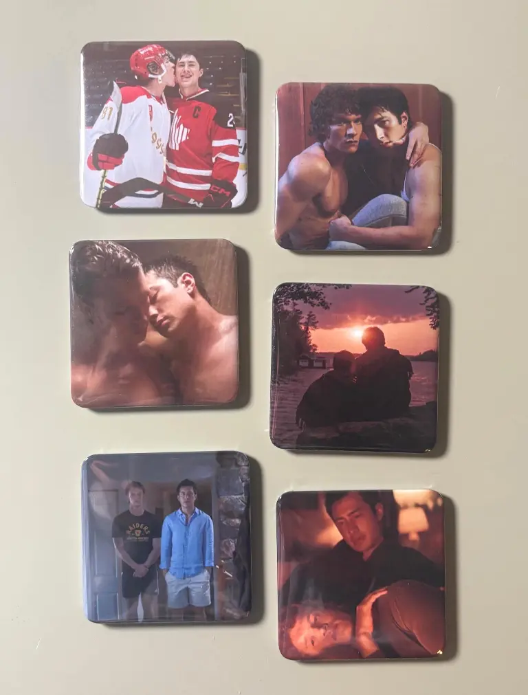 Heated Rivalry Magnet Set - Yearning Edition