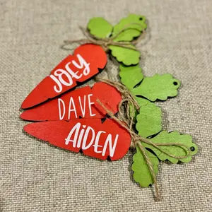 Carrot Easter Basket Tags Gifts
