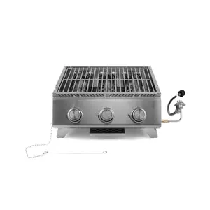 R.W.FLAME Tabletop Grill Portable Stainless