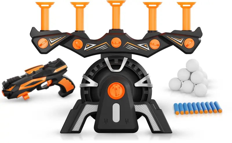 Hover Shot Shooting Toy for Kids - Ball Target Game for Nerf Guns Cool Birthday Gifts Toys for Boys Age 6+ Year Old Boy Best Teenage Gift Idea - Gun, Targets & Darts, Teenage Boy Gifts, Foam Balls