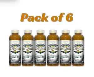AriZona Southern Style Sweet Tea, Premium Brewed, 16 Fl Oz (Pack of 6)