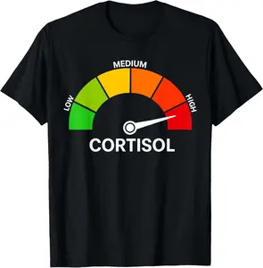 High Cortisol Levels Meme Funny T-Shirt