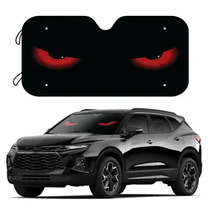 Car Sunshade with 4 Suction Cups, Foldable Car Windshield Sunshade, Heat Insulation Car Windshield Sunshade, Windscreen Shade Cover, Universal Car Exterior Accessories, Car Sunshade Windshield Outside