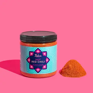 Fadwa Masala Hot Red Chili 40,000 Scoville Units Spicy South Asian Dish Spice 4.5 oz Jar
