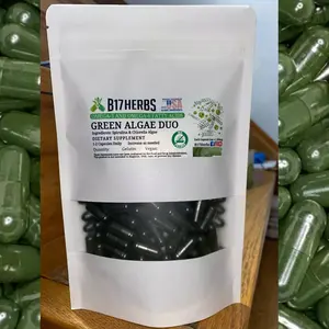 Pure Spirulina & Chlorella Capsules - Superfood - Green Algae Duo - 100 Veggie Caps Pure Spirulina & Chlorella Capsules - Superfood - Green Algae Duo - 100 Veggie Caps