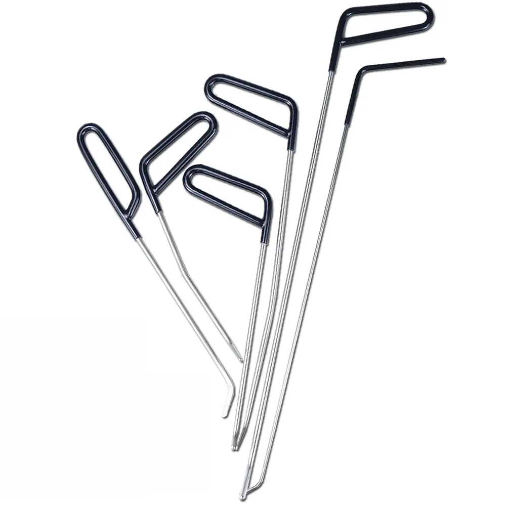 New Paintless Dent Remover Kit, Dent Puller Tool, Dent Remover Tool For Car, Car Dent Repair Automotive Kit Hail Remover Stainless Steel Hooks Rods Paintless Dent Removal Door Dent Dings Removal Tools Knock Down Pen Automotive Maintenance Tools