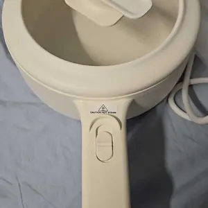 Ceramax Electric Cooker Nonstick Ceramic Skillet Pan Hot Pot Mini Cooker with Lid Steamer