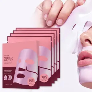 Bouncy Day Collagen Tight Up Hydrogel Mask, 10,000ppm Pdrn & Peptide, Firming Facial Treatment, Skin Care, Hydrating, Dewy