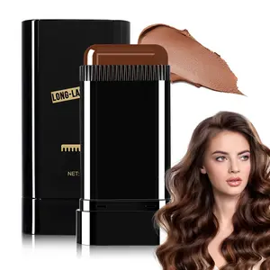 Hair Color Stick, Waterproof and Sweat-Proof H air Dye St ick, Portable Color Touch-Up Ha ir S ticks With Comb for Unisex