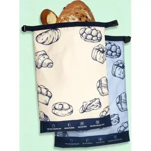 Extra Large Reusable Zipper Bags 2 Pack for Homemade Sourdough Bread Freezer Storage Bags Heavy Duty Food Safe Leakproof Airtight