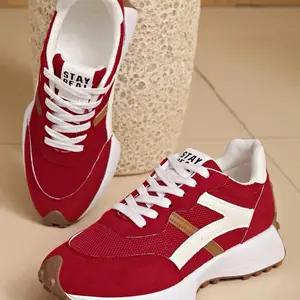 Women's Sporty Running Sneakers for Spring, Arisan-Style Athletic Shoes