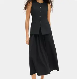Sleeveless Waistcoat Dress