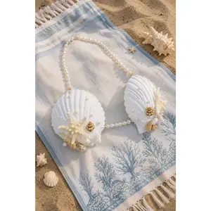 The Adriata Pearl Seashell Bralette