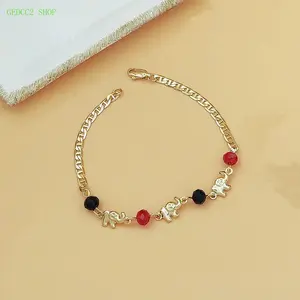 Bohemian Elephant Charm Bracelet, Retro Metal-Coated Stackable Jewelry, Personalized Unisex Wrist Accessory for Daily Wear, Festival, Travel & Casual Outfits