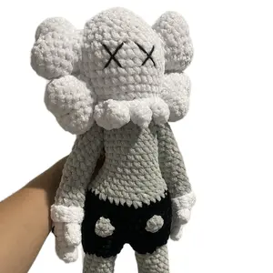 Kaws crochet art