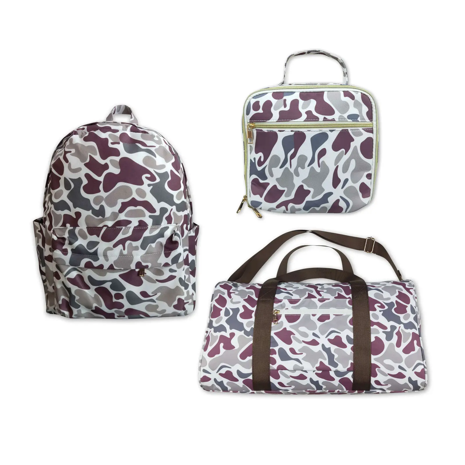 Kids' Camo Gray Sports Backpack - Stylish Workout Travel Bag (BA0262) Kids' Camo Gray Sports Backpack - Stylish Workout Travel Bag (BA0262)