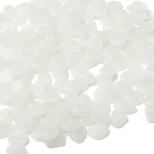 Glow in The Dark Pebbles/Glow Stones/Glowing Rocks Blue Decor for Garden/Fish Tank/Aquarium/Walkway/Driveway/Plant Pots/Bonsai (100, White)