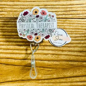 Physical Therapist Badge Reel