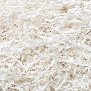 2 LB Crinkle Cut Paper Shred White Crinkle Shredded Paper -  Box Baskets Bag Filler - Confetti Stuffing for Birthday, Holiday  Packaging Wrapping
