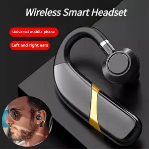 Wireless Headset with Microphone, Office Wireless Headset, Truck Driver Headset with ENC Noise Cancellation, Business Wireless Headset, Button for Answering/ending Calls, Sports Running Headset, Work Music Headset,  Wireless Headset,  Left/right Ear